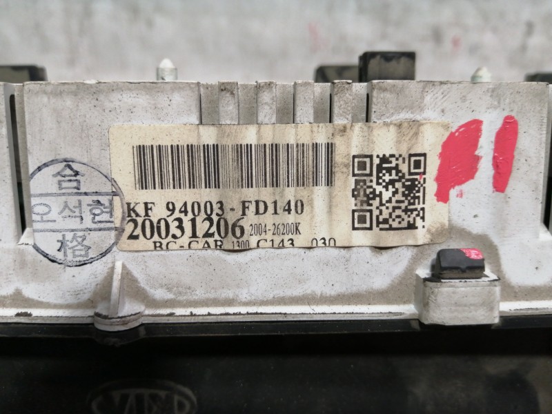 Recambio de cuadro instrumentos para kia rio ls berlina referencia OEM IAM 94003FD140  