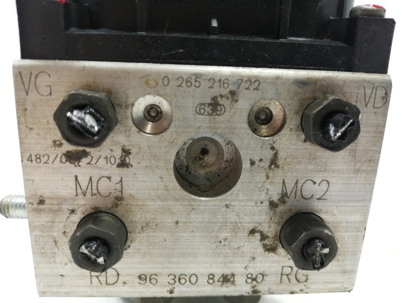 Recambio de abs para citroën xsara berlina 2.0 hdi satisfaction referencia OEM IAM 0265216722  