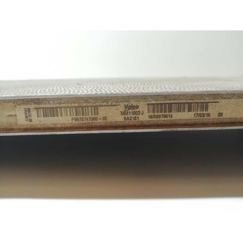 Recambio de radiador agua para peugeot 3008 gt line referencia OEM IAM P967574798005 967574798005 9675747980