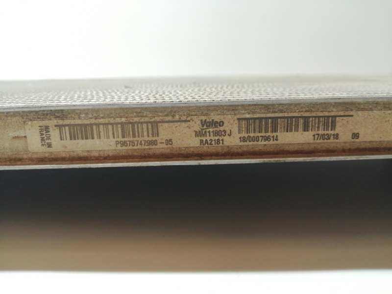 Recambio de radiador agua para peugeot 3008 gt line referencia OEM IAM P967574798005 967574798005 9675747980