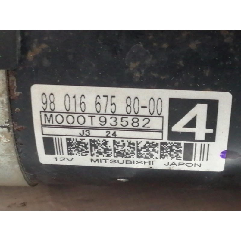 Recambio de motor arranque para citroën c4 lim. seduction referencia OEM IAM 9801667580  