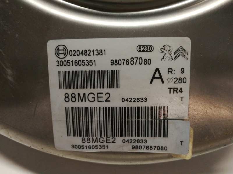 Recambio de servofreno para peugeot 3008 gt line referencia OEM IAM 9807687080 88MGE2 / 0204821381 30051605351