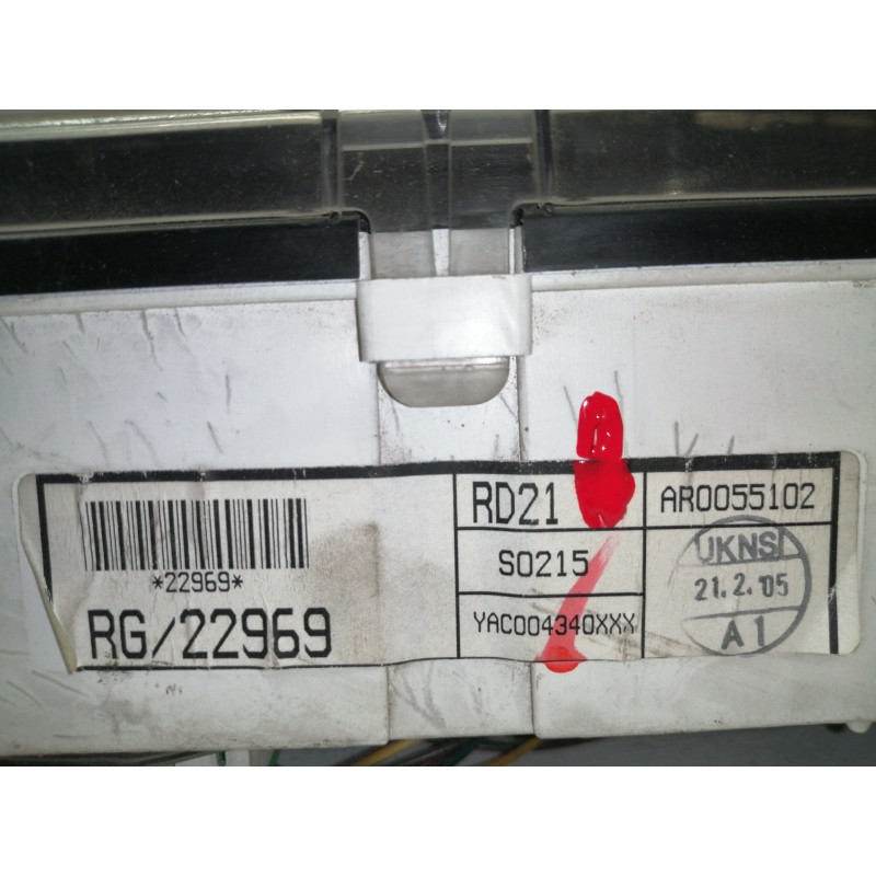 Recambio de cuadro instrumentos para mg serie 45 (t/rt) 1.6 16v cat referencia OEM IAM AR0055102  