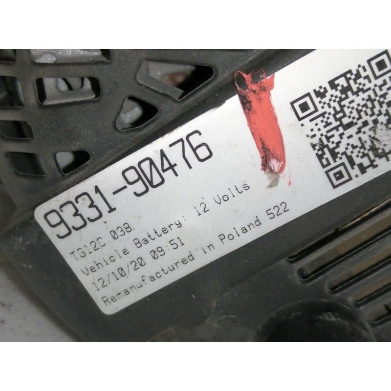 Recambio de alternador para ford fiesta (cb1) ghia referencia OEM IAM 933190476 TG12C38 
