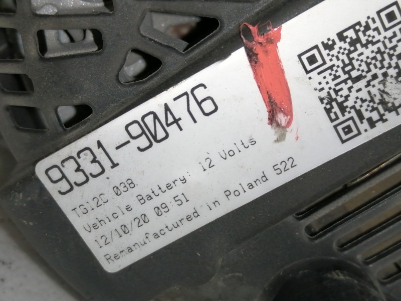 Recambio de alternador para ford fiesta (cb1) ghia referencia OEM IAM 933190476 TG12C38 