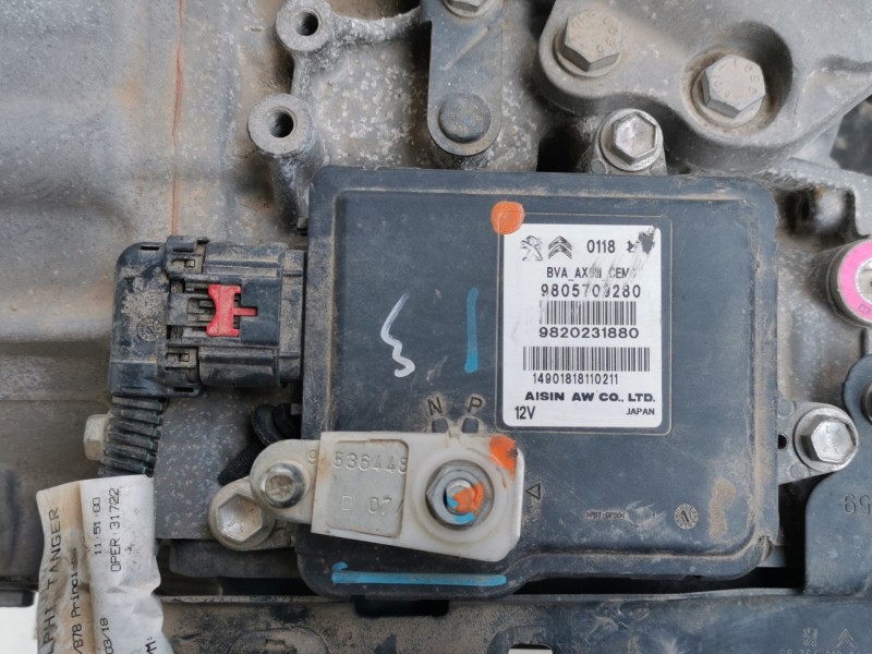 Recambio de caja cambios para peugeot 3008 gt line referencia OEM IAM 20GE53 9805709280 / 18A6G0989518 TF71SC AUTOMATICA CON CON