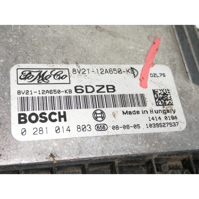 Recambio de centralita motor uce para ford fiesta (cb1) ghia referencia OEM IAM 8V2112A650KB  