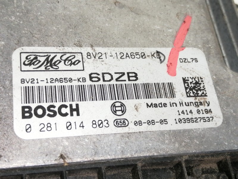 Recambio de centralita motor uce para ford fiesta (cb1) ghia referencia OEM IAM 8V2112A650KB  