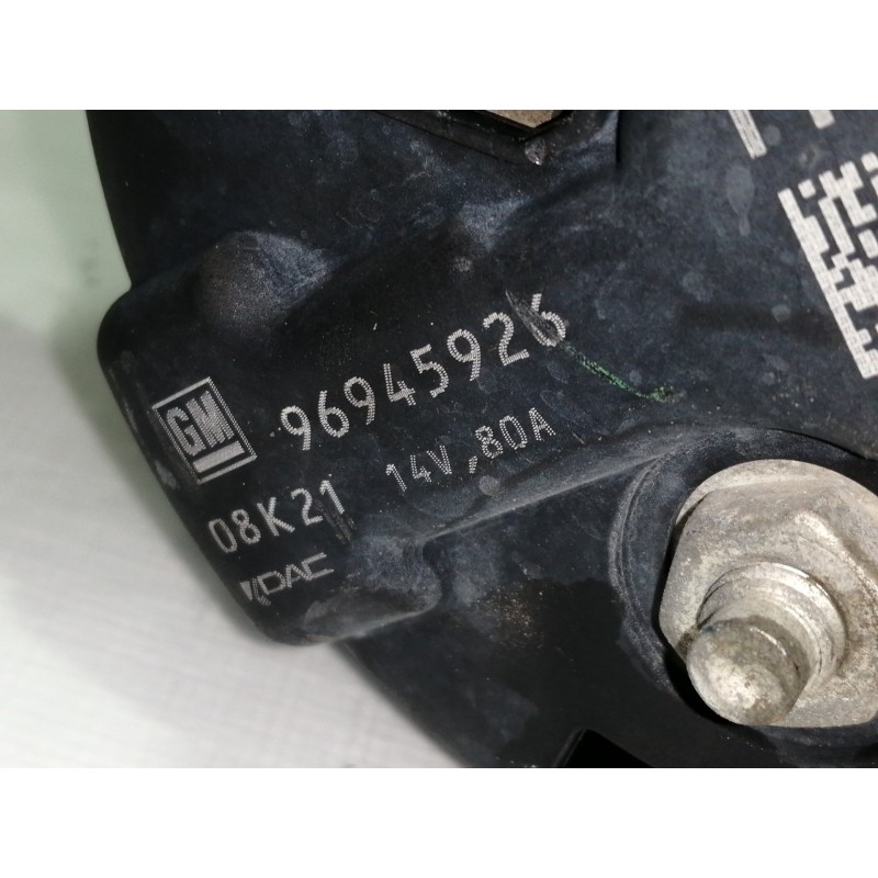 Recambio de alternador para chevrolet aveo ls referencia OEM IAM 96945926  