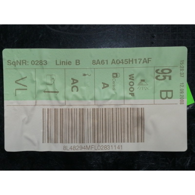 Recambio de elevalunas delantero izquierdo para ford fiesta (cb1) ghia referencia OEM IAM 8A61A045H17AF  