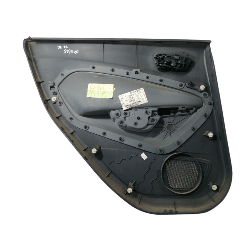 Recambio de guarnecido puerta trasera derecha para ford fiesta (cb1) ghia referencia OEM IAM 8A61A27406A 8A61A27406AG1E3M 