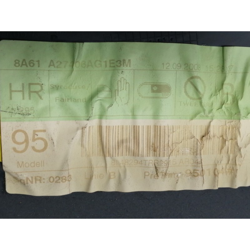 Recambio de guarnecido puerta trasera derecha para ford fiesta (cb1) ghia referencia OEM IAM 8A61A27406A 8A61A27406AG1E3M 