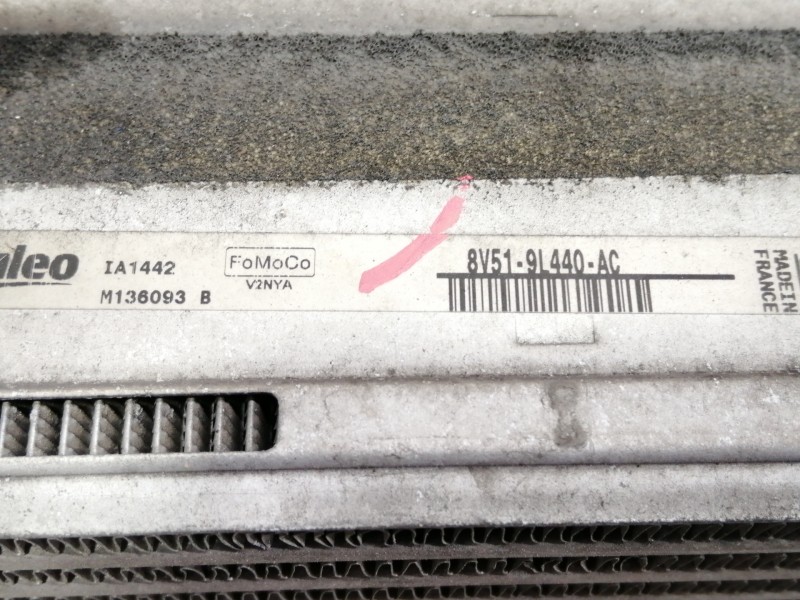 Recambio de intercooler para ford fiesta (cb1) ghia referencia OEM IAM 8V519L440AC  