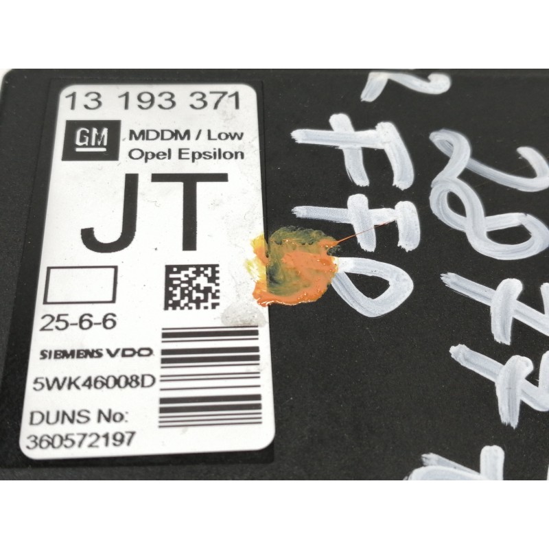 Recambio de centralita check control para opel vectra c berlina elegance referencia OEM IAM 5WK46008D  