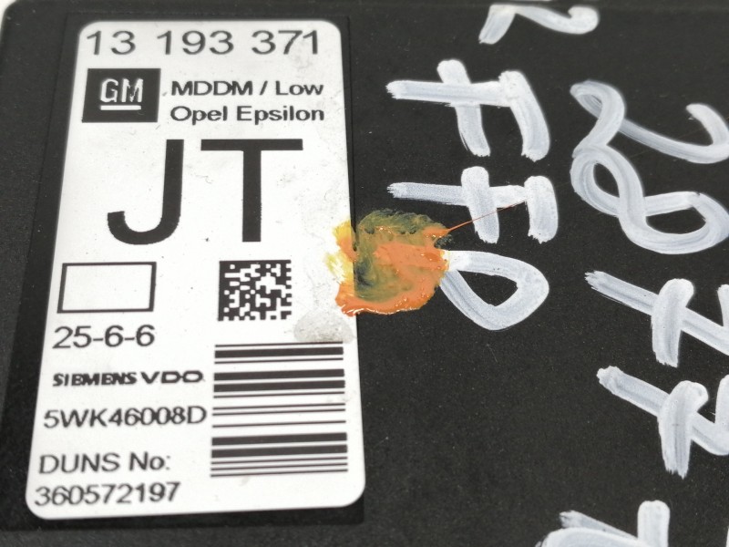 Recambio de centralita check control para opel vectra c berlina elegance referencia OEM IAM 5WK46008D  