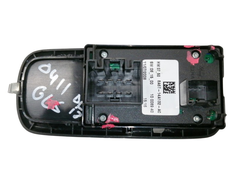 Recambio de mando elevalunas delantero izquierdo para ford fiesta (cb1) ghia referencia OEM IAM 8A6T14A132AC  