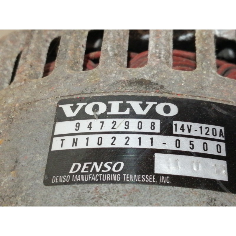 Recambio de alternador para volvo s40 berlina 1.8 16v cat referencia OEM IAM 9472908  