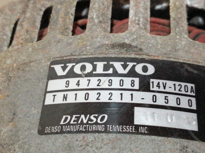 Recambio de alternador para volvo s40 berlina 1.8 16v cat referencia OEM IAM 9472908  