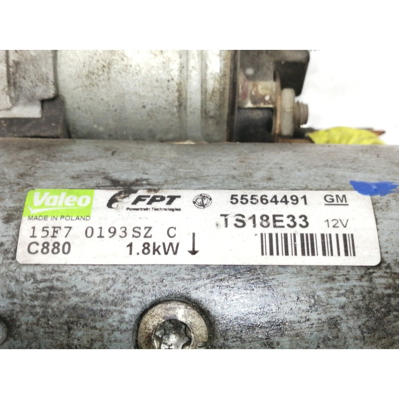 Recambio de motor arranque para opel corsa d catch me referencia OEM IAM 55564491  