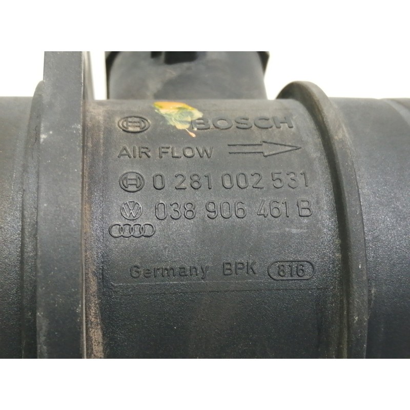 Recambio de caudalimetro para volkswagen caddy ka/kb (2k) 1.9 tdi referencia OEM IAM 038906461B  