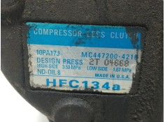 Recambio de compresor aire acondicionado para chrysler voyager (gs) 3.3 se referencia OEM IAM 10PA17J MC4472004216  2