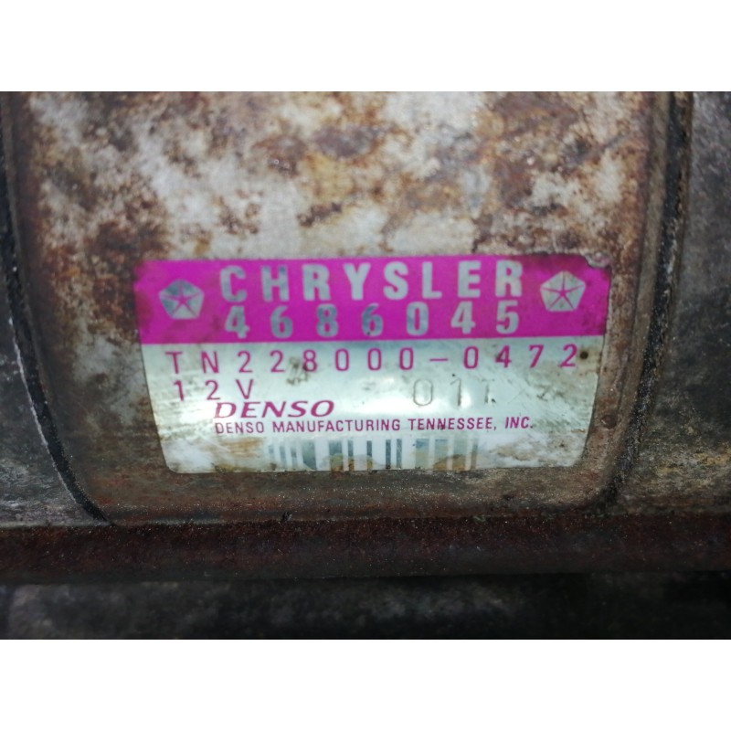 Recambio de motor arranque para chrysler voyager (gs) 3.3 se referencia OEM IAM 4686045 2280000472 