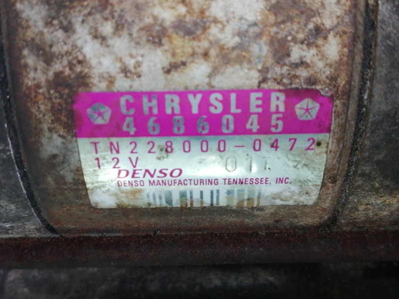 Recambio de motor arranque para chrysler voyager (gs) 3.3 se referencia OEM IAM 4686045 2280000472 