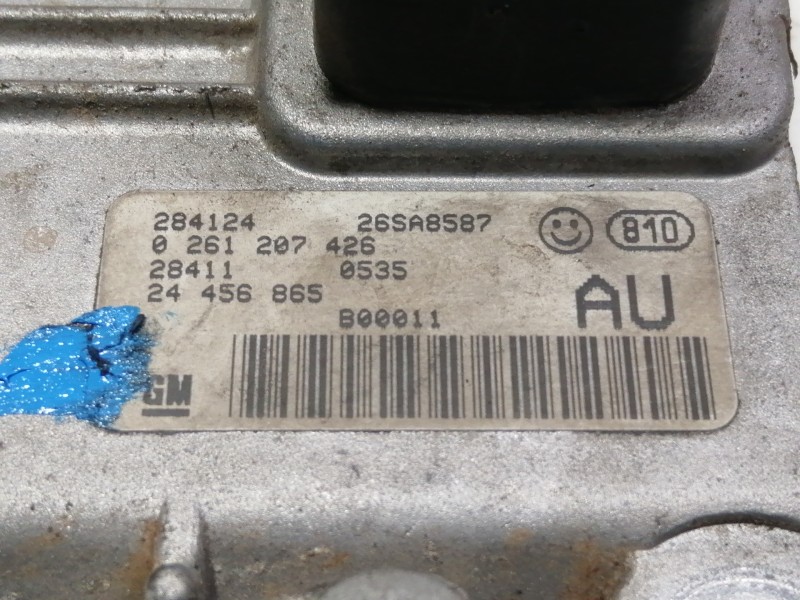 Recambio de centralita motor uce para opel agila básico referencia OEM IAM 0261207426 24456865 / 284110535 284124 / 26SA8587