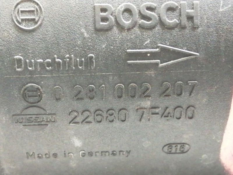 Recambio de caudalimetro para nissan primera berlina (p11) comfort referencia OEM IAM 0281002207  