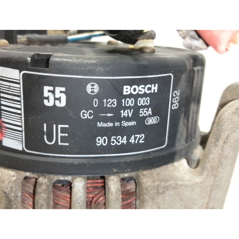 Recambio de alternador para opel corsa b eco referencia OEM IAM 0123100003  