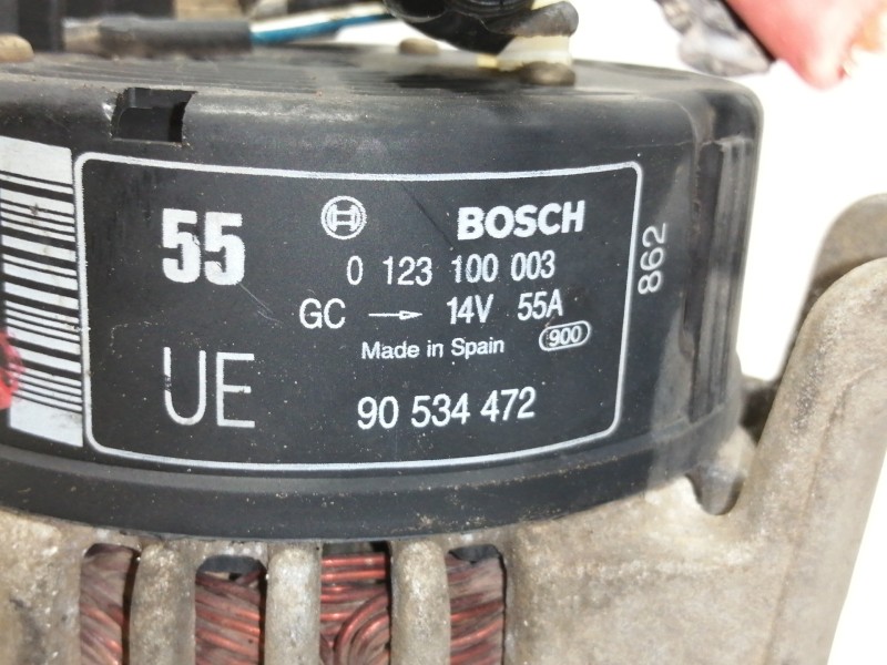 Recambio de alternador para opel corsa b eco referencia OEM IAM 0123100003  