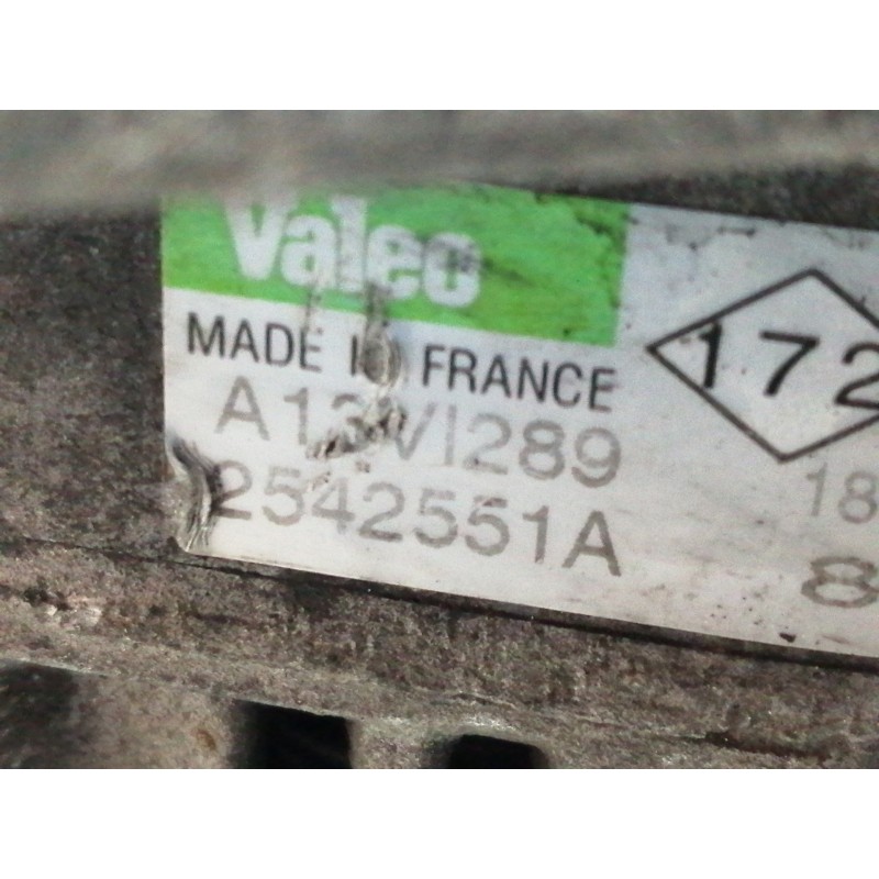 Recambio de alternador para renault scenic (ja..) 1.9 dci authentique referencia OEM IAM 8200107686  