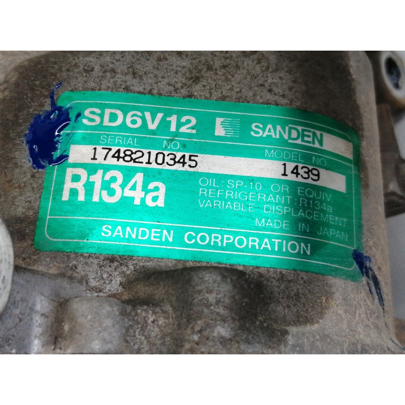 Recambio de compresor aire acondicionado para citroën c3 pluriel 1.6 16v sensodrive referencia OEM IAM R134A  