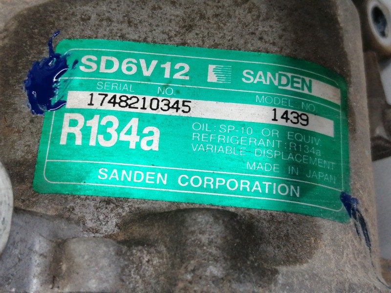 Recambio de compresor aire acondicionado para citroën c3 pluriel 1.6 16v sensodrive referencia OEM IAM R134A  