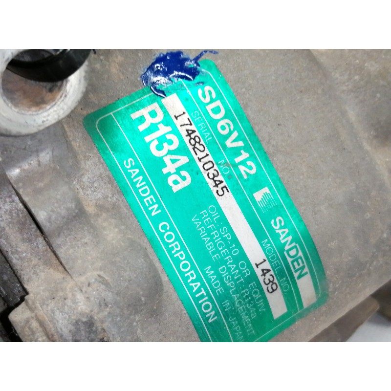 Recambio de compresor aire acondicionado para citroën c3 pluriel 1.6 16v sensodrive referencia OEM IAM R134A  