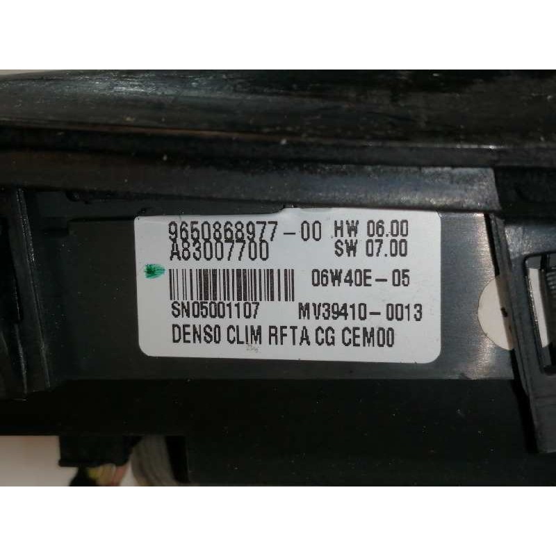 Recambio de mando calefaccion / aire acondicionado para citroën c4 picasso cool referencia OEM IAM 965086897700 A83007700 