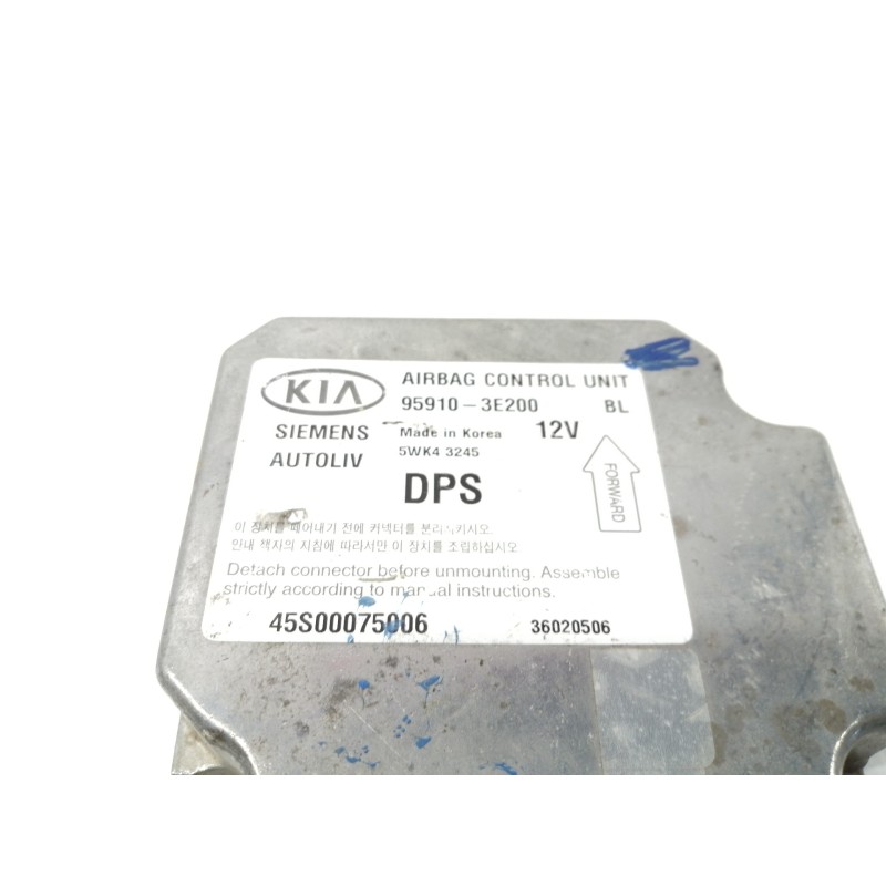 Recambio de centralita airbag para kia sorento 2.5 crdi ex referencia OEM IAM 959103E200  