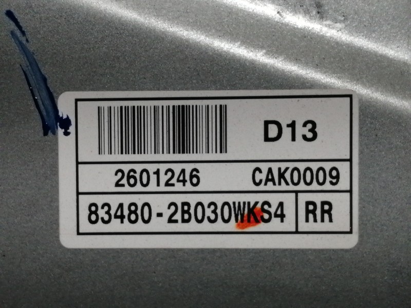 Recambio de elevalunas trasero derecho para hyundai santa fe (bm) 2.2 crdi classic (2wd) referencia OEM IAM 400908  