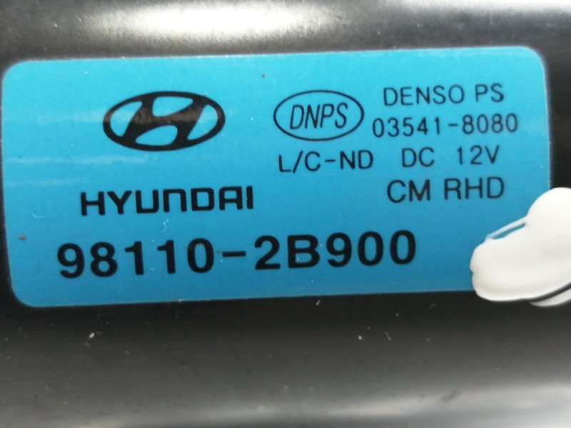Recambio de motor limpia delantero para hyundai santa fe (bm) 2.2 crdi classic (2wd) referencia OEM IAM 981102B900  