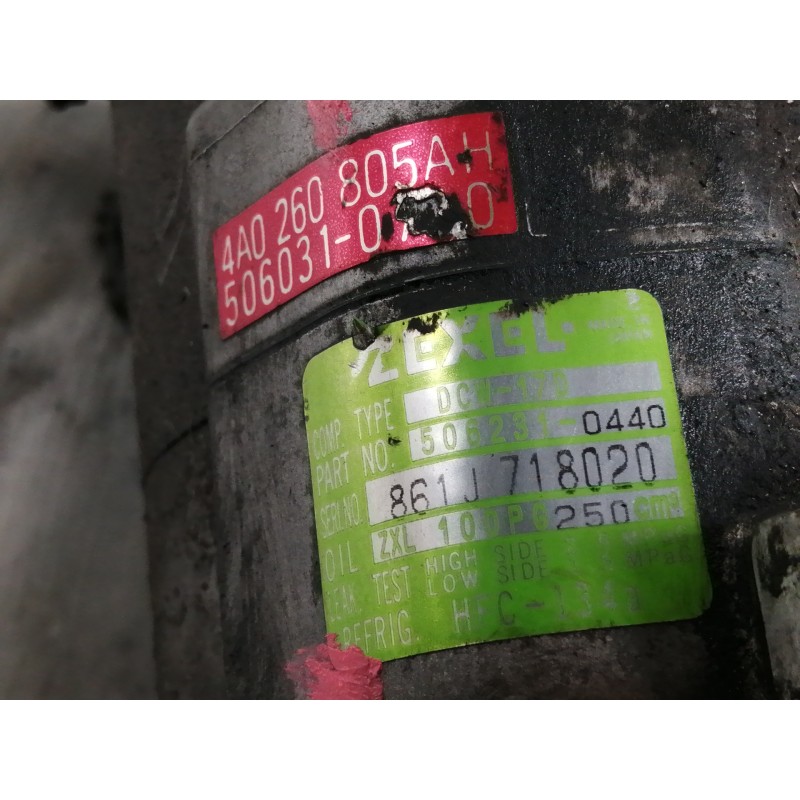 Recambio de compresor aire acondicionado para audi 100 berlina (c4) quattro referencia OEM IAM 5062310440 4A0260805AH 