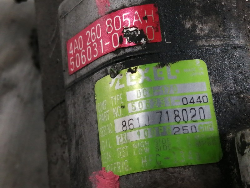 Recambio de compresor aire acondicionado para audi 100 berlina (c4) quattro referencia OEM IAM 5062310440 4A0260805AH 