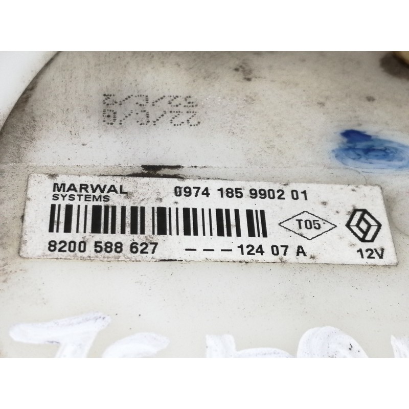 Recambio de aforador para renault clio iii authentique referencia OEM IAM 8200588627 0974185990201 