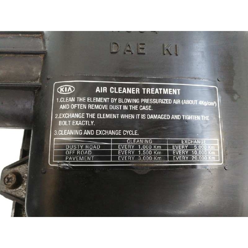 Recambio de filtro aire para kia retona 2.0 td kombi referencia OEM IAM K054 MOTOR-RE 