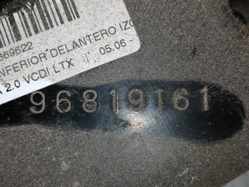 Recambio de brazo suspension inferior delantero izquierdo para chevrolet captiva 2.0 vcdi ltx referencia OEM IAM   