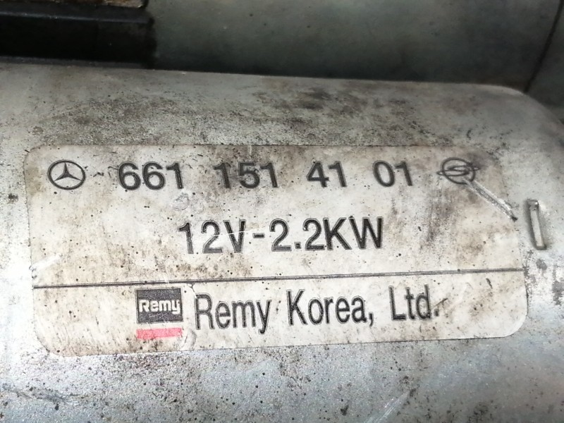 Recambio de motor arranque para ssangyong kyron 200 xdi limited referencia OEM IAM 66115141  