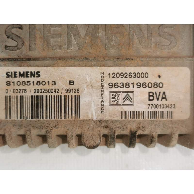 Recambio de centralita motor uce para citroën xsara berlina 1.6i exclusive referencia OEM IAM 9638196080  