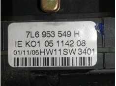 Recambio de mando multifuncion para volkswagen touareg (7l6) v6 tdi referencia OEM IAM 7L6953549H   2