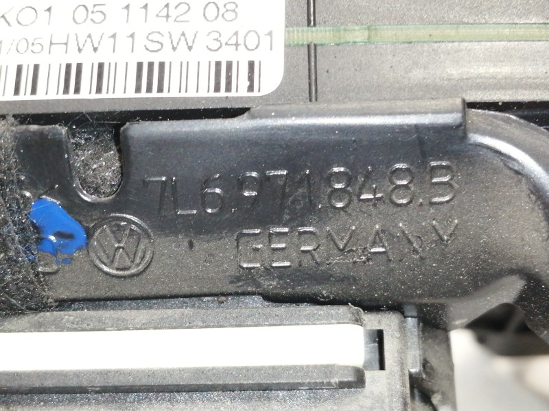 Recambio de mando multifuncion para volkswagen touareg (7l6) v6 tdi referencia OEM IAM 7L6953549H  