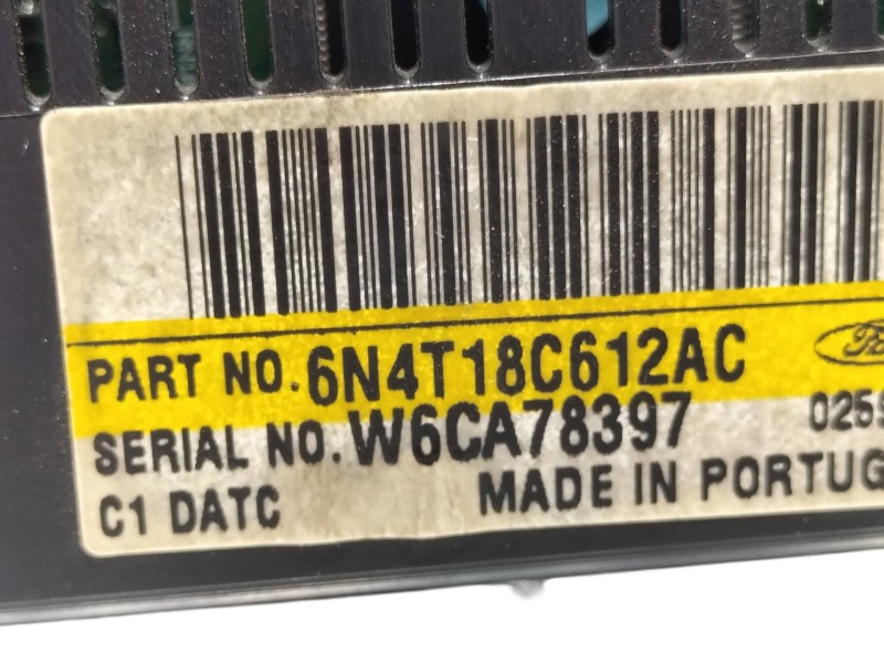 Recambio de mando calefaccion / aire acondicionado para ford c-max (cb3) ghia referencia OEM IAM 6N4T18C612AC W6CA78397 