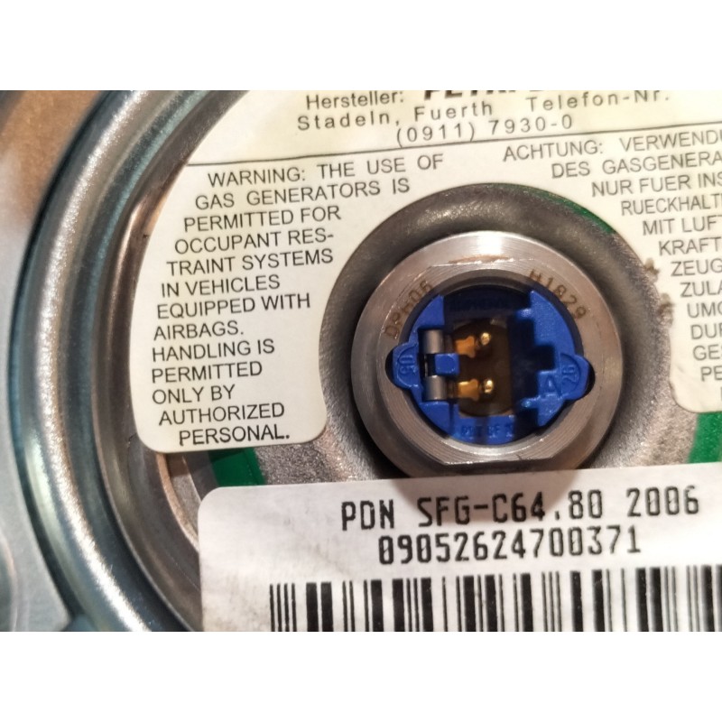 Recambio de airbag delantero izquierdo para volkswagen polo (9n3) advance referencia OEM IAM 1T0880201E  